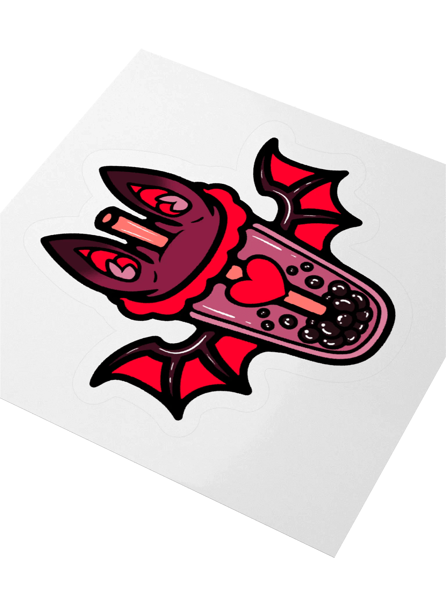 MatchaEXE Red Bobat Sticker product image (7)