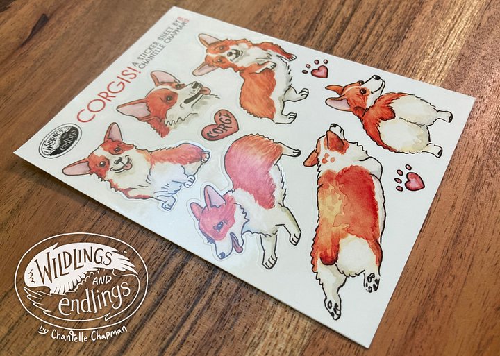 Corgis! Sticker Sheet product image (1)