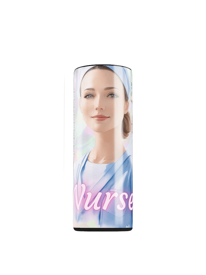Nurse 20 oz Skinny Stainless Steel Tumbler product image (1)