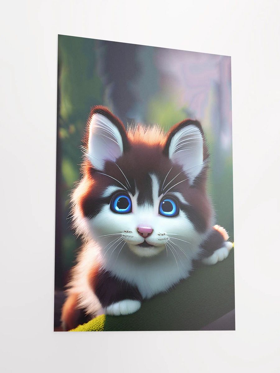 Enchanting Whiskers - Forest Gaze Poster product image (4)