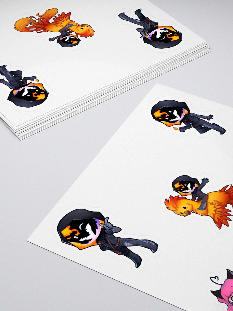Chibi Collection Kiss Cut Sticker Sheet product image (4)