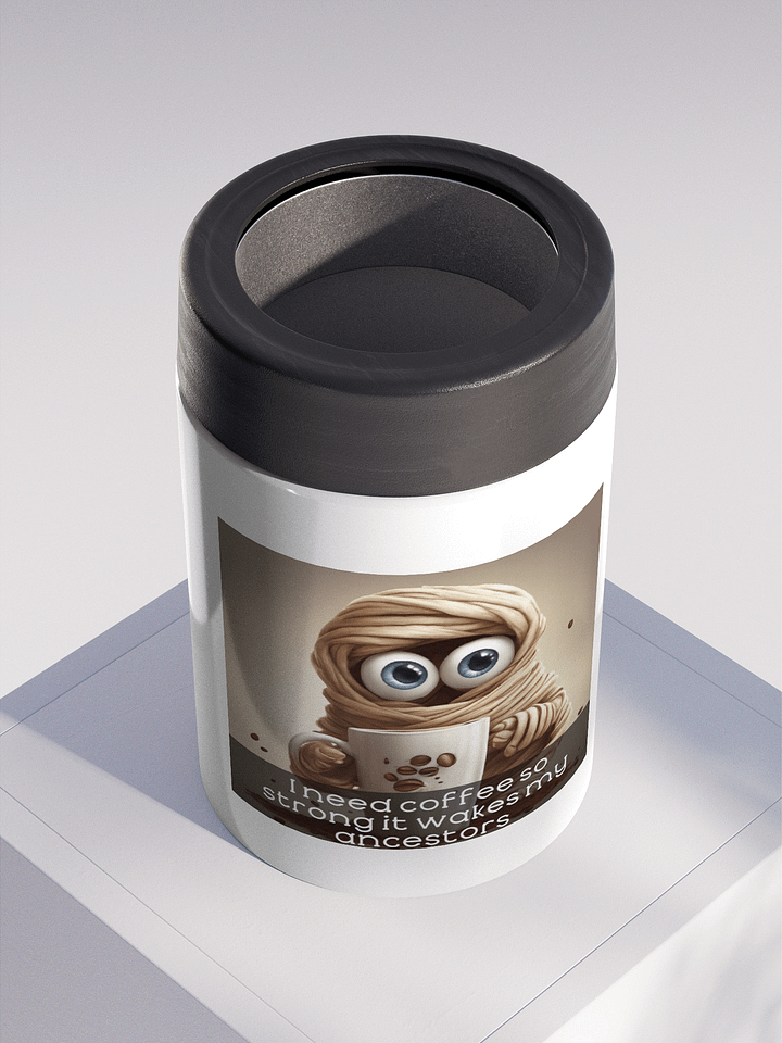 Ancestor Strength Coffee Stainless Steel Koozie product image (2)