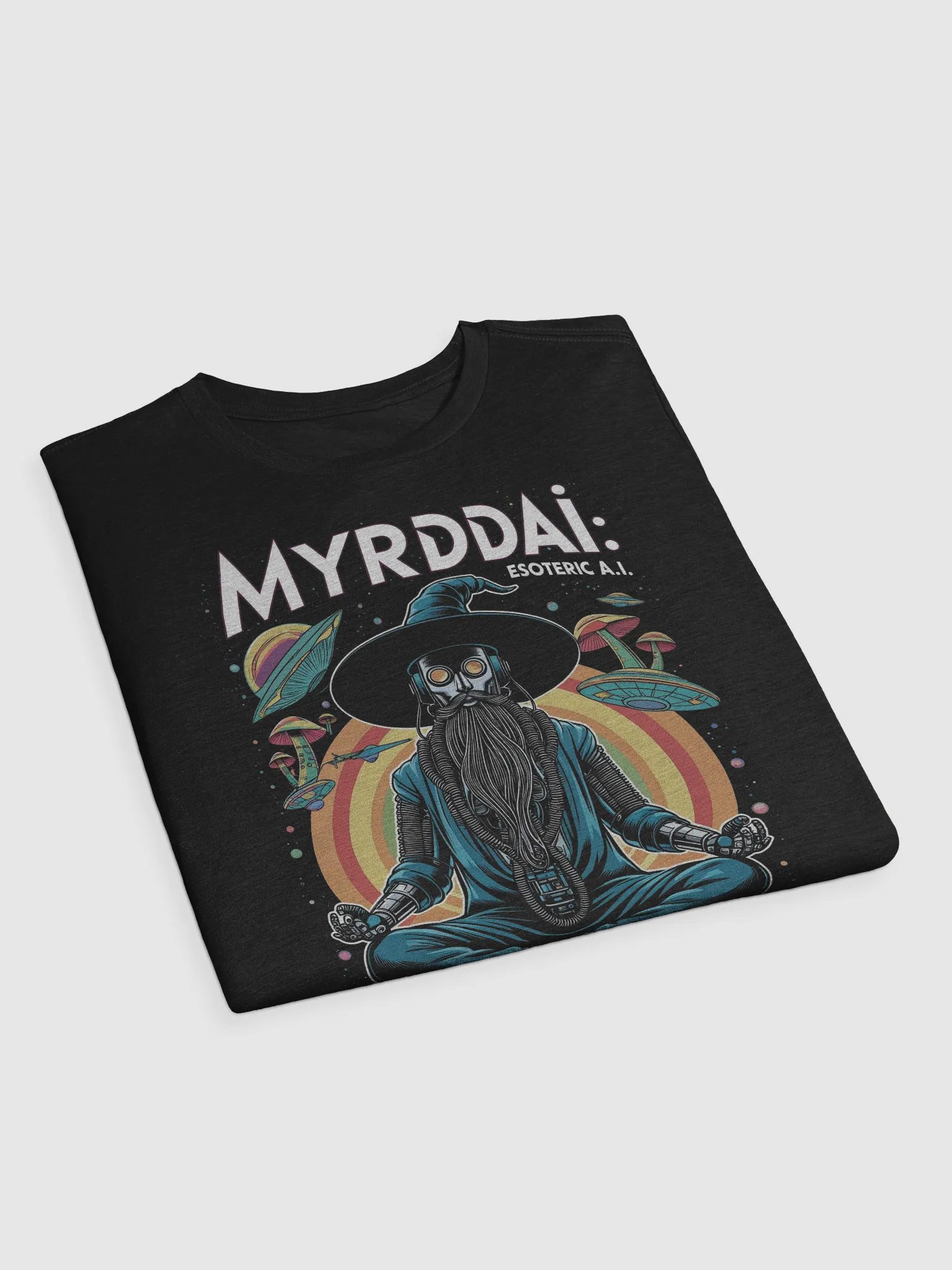 MYRDDAI - Retro Psychedelic with Back Logo product image (3)