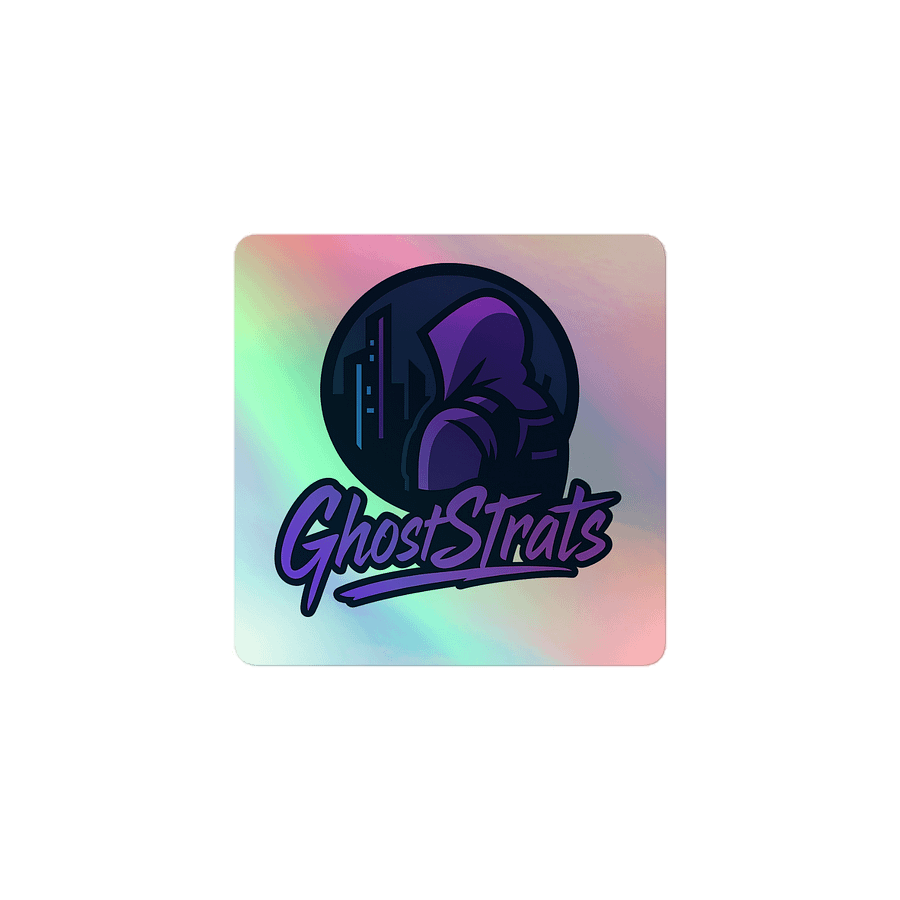 GhostStrats CyberPunk Theme Logo Sticker product image (1)