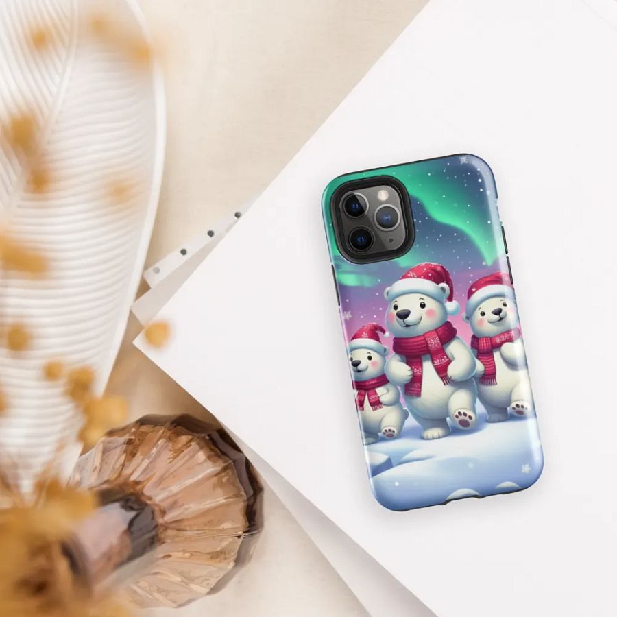 Arctic Santa Bears iPhone® Tough Case product image (30)