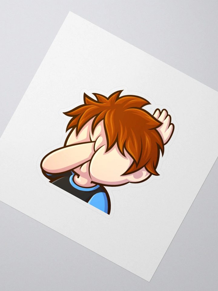CamiFacePalm Sticker product image (2)