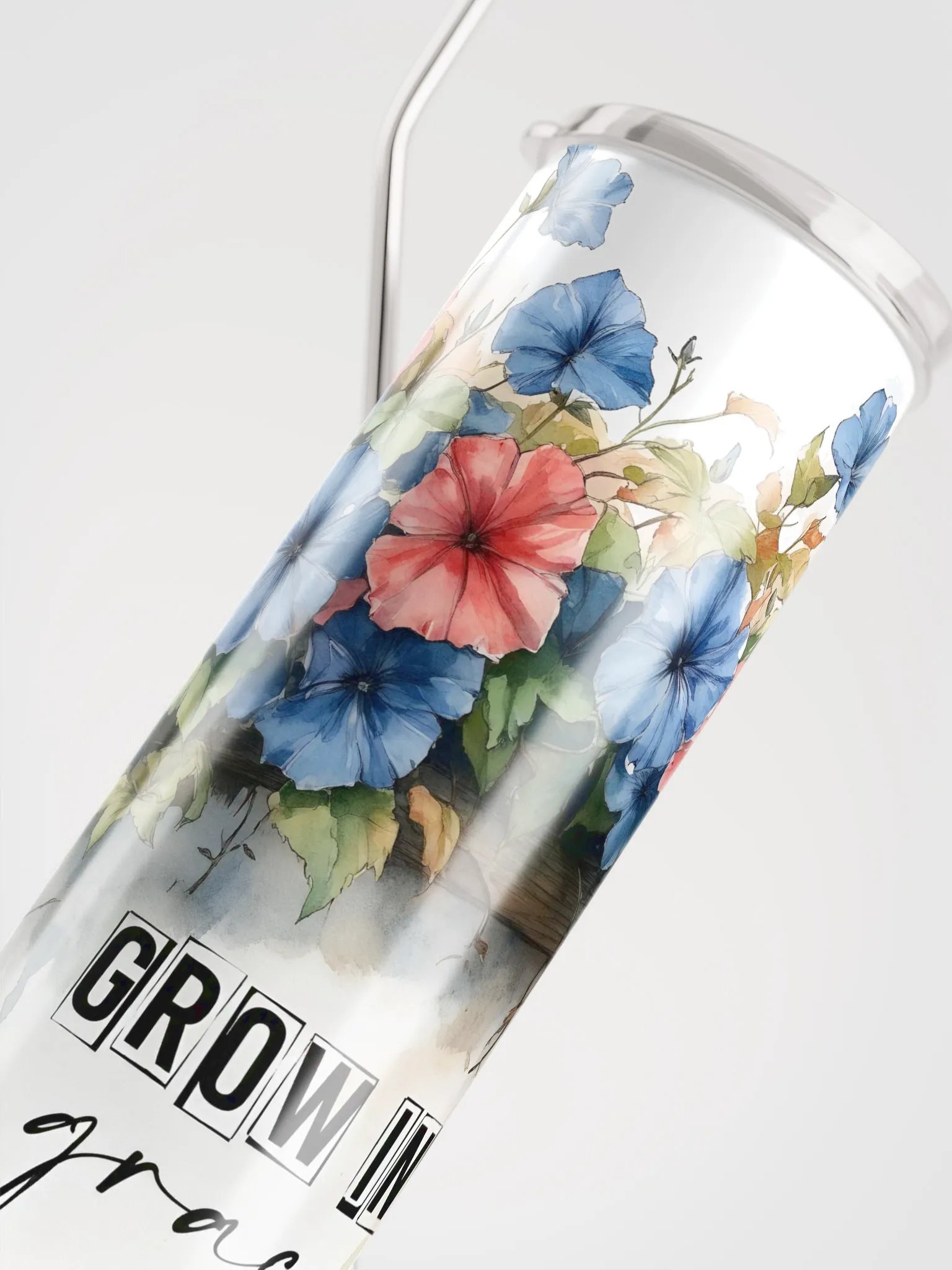 Graceful Blooms Stainless Steel Tumbler product image (5)