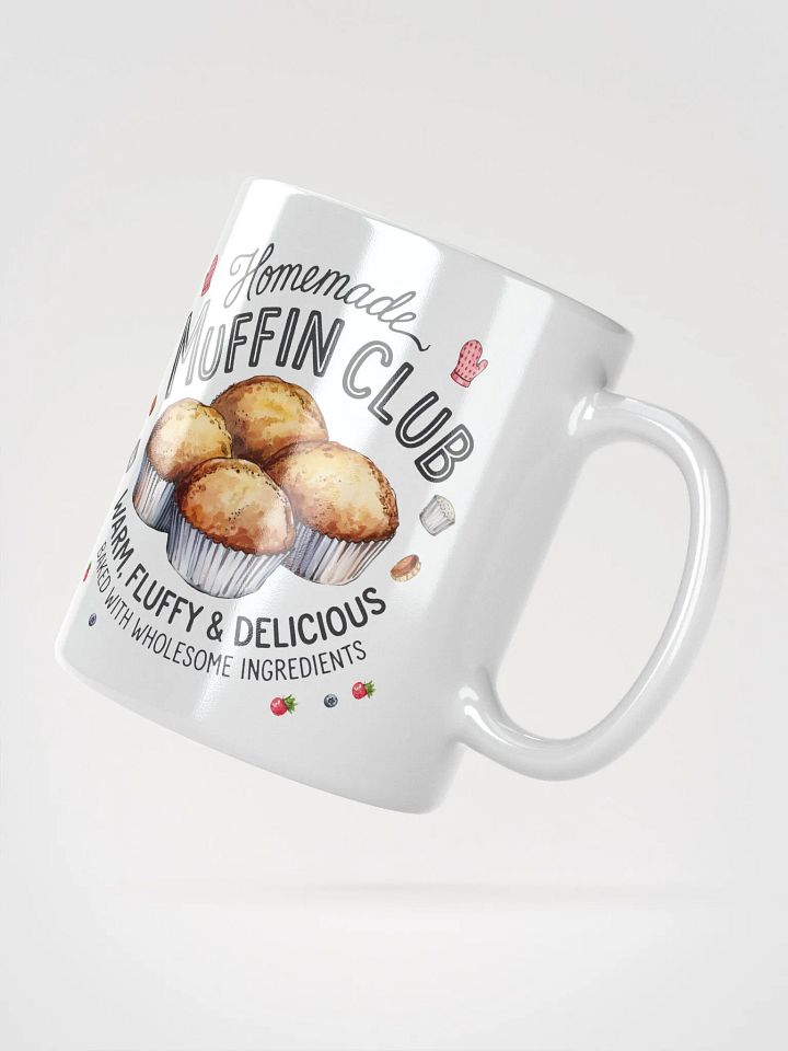Homemade Muffin Club White Glossy Mug product image (6)