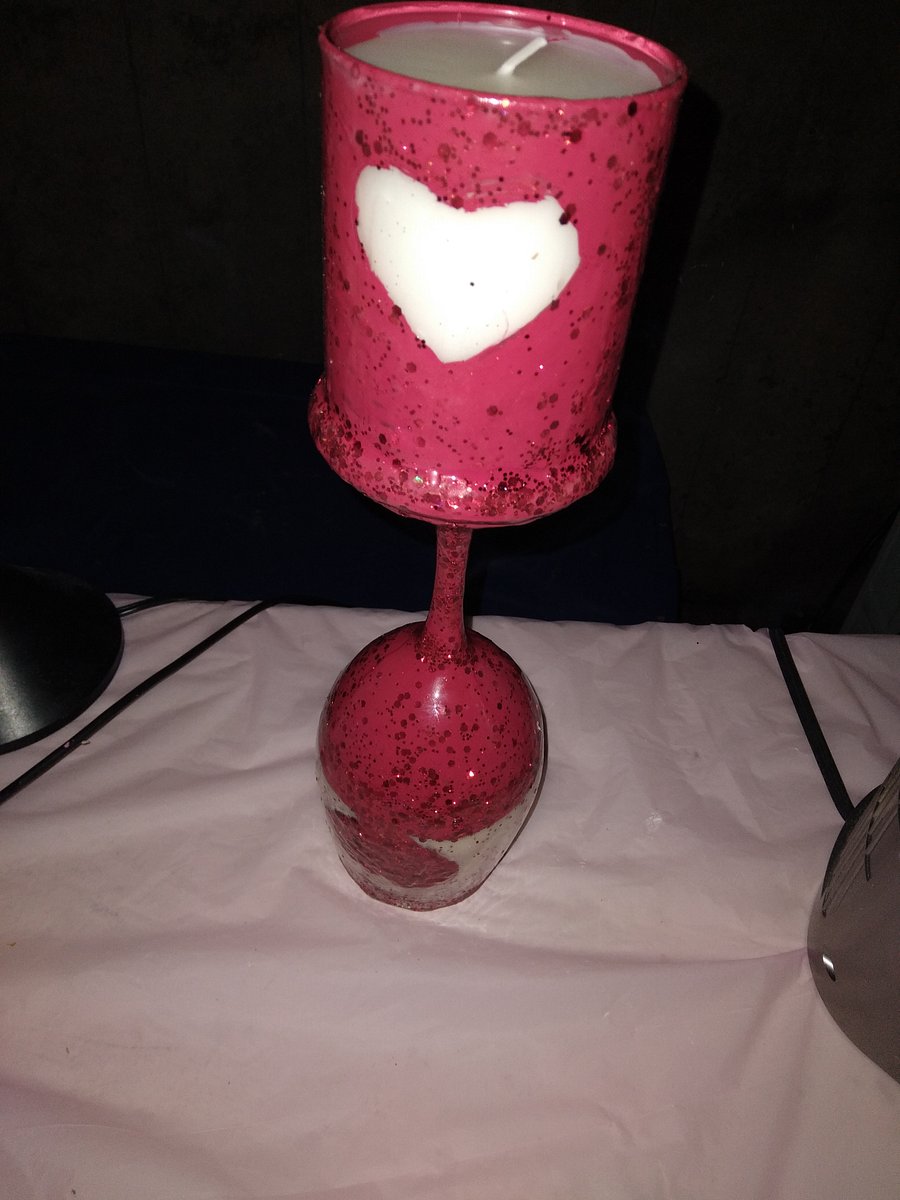Champagne Glass Double-Sided Candles product image (2)