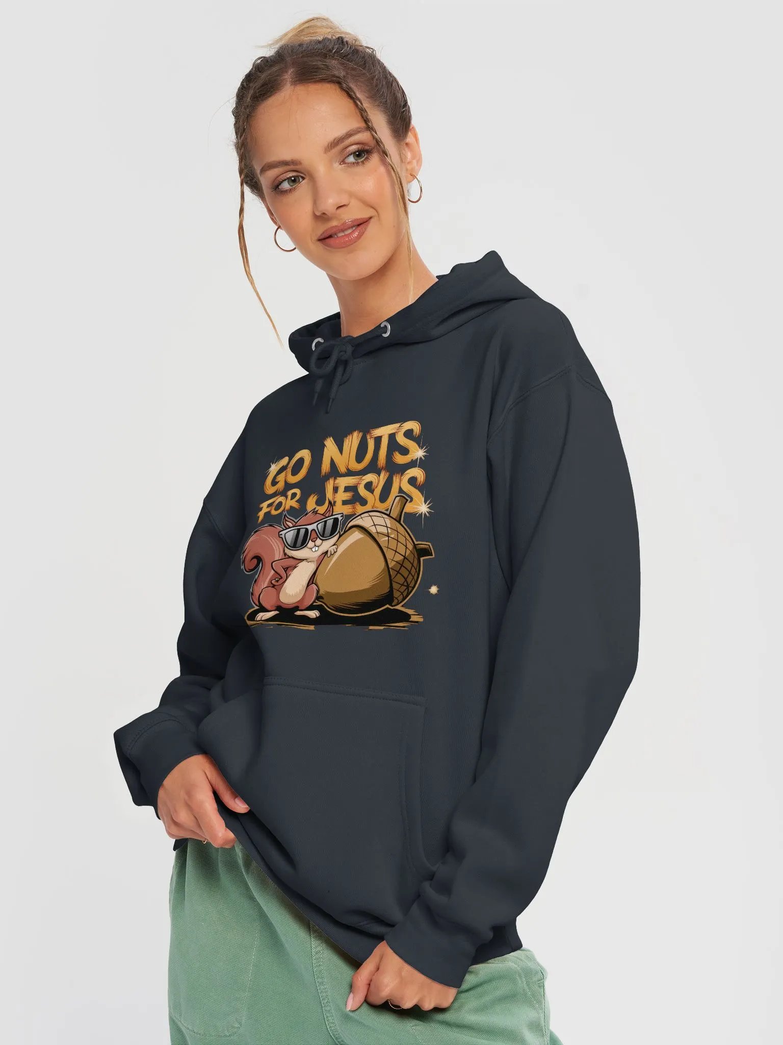 Go nuts for Jesus Hoodie product image (8)