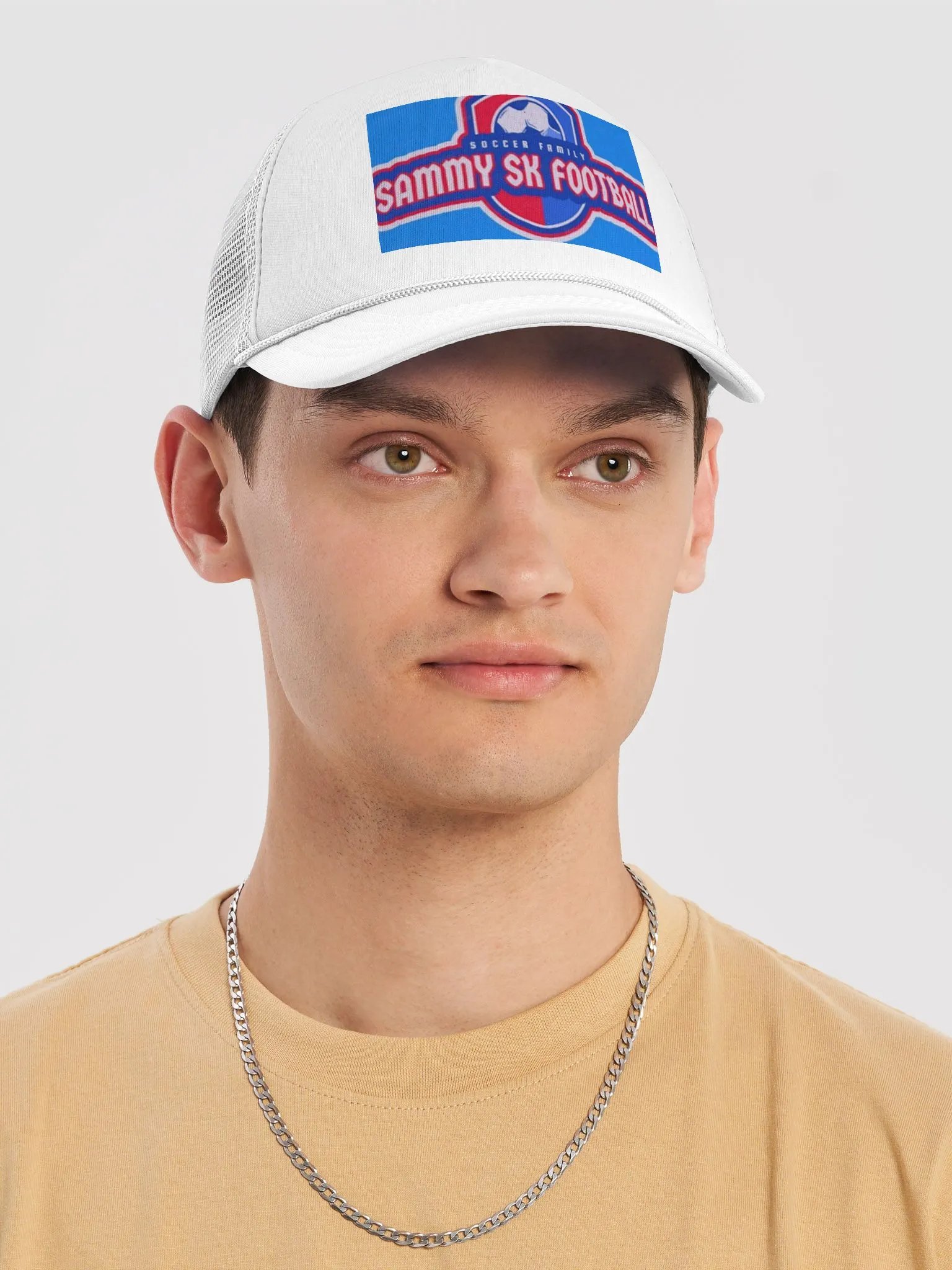 Sammy Sk Football White Snapback Cap: Support the Crew! product image (5)