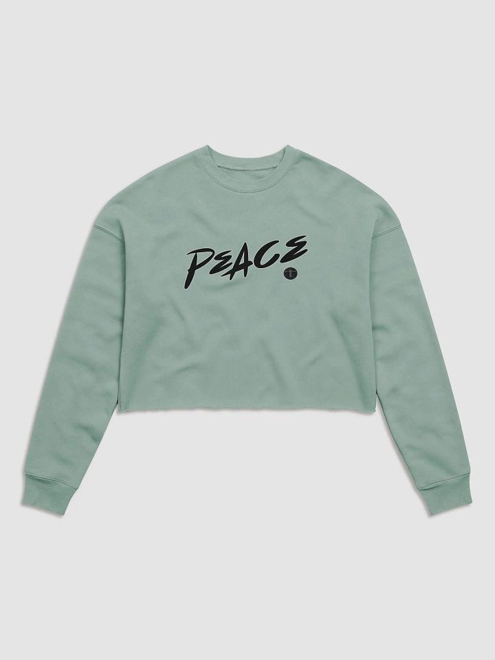 Peace - Keep It Simple - Bella+Canvas Women's Fleece Crop Sweatshirt product image (2)