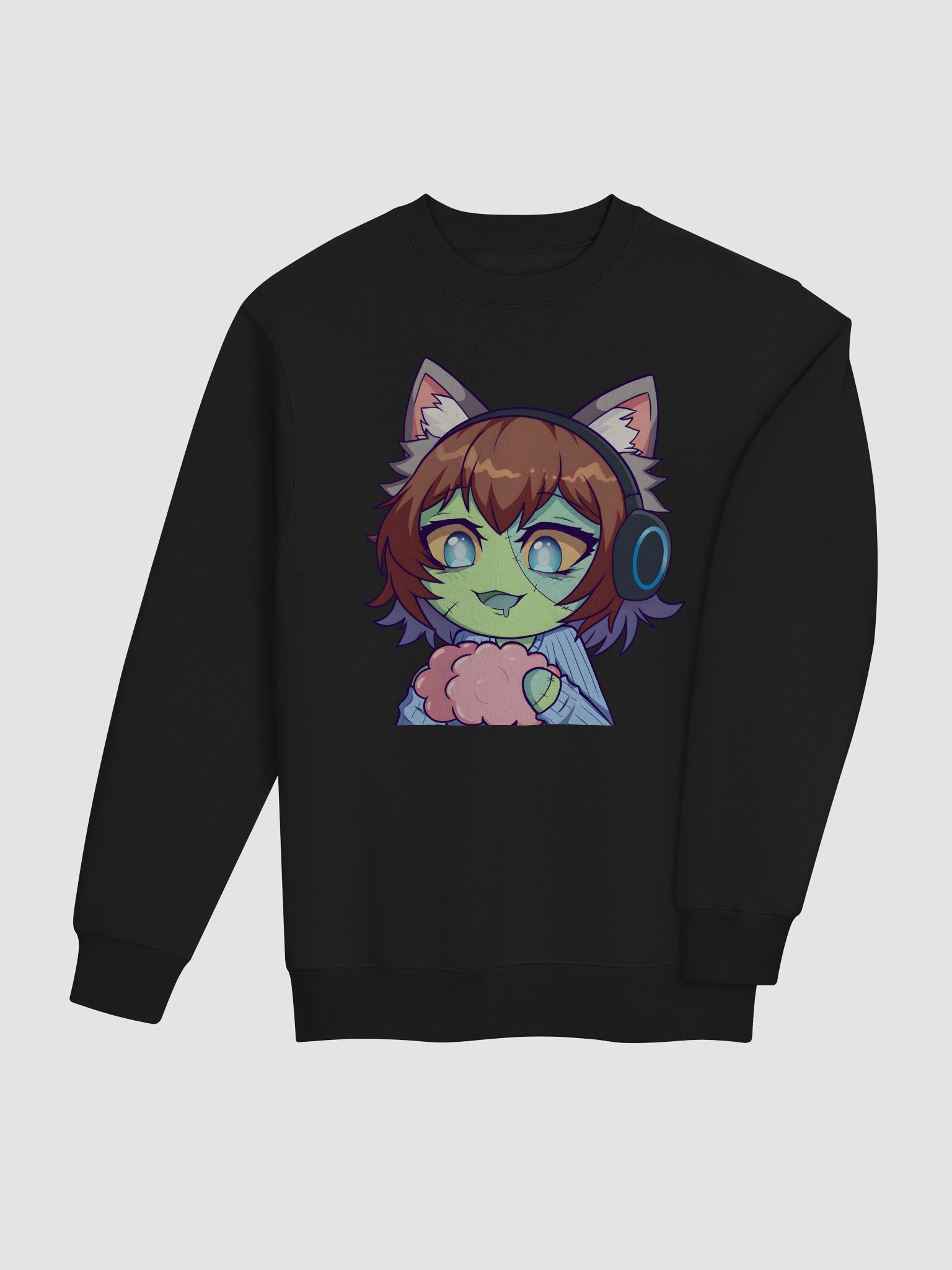 Zombie Cat Women's Sweatshirt product image (4)