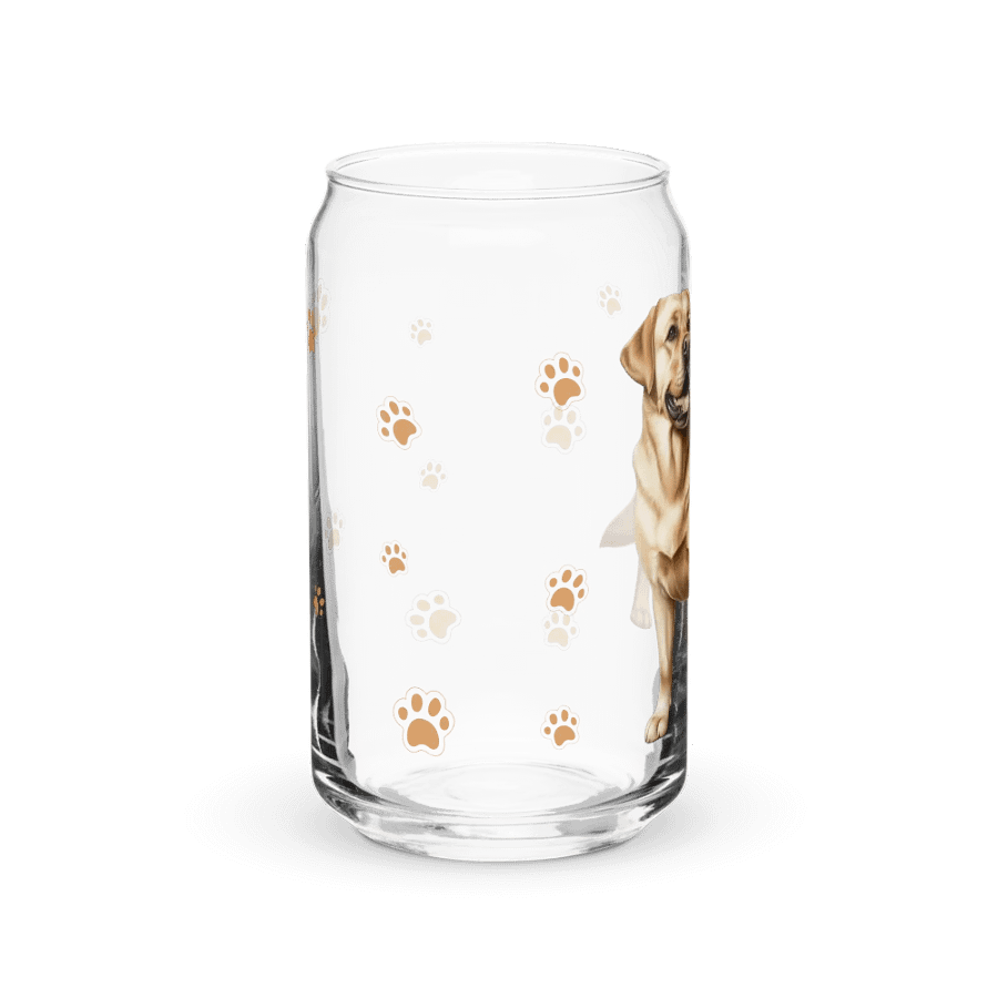 Smiling Labrador Can-Shaped Glass product image (40)