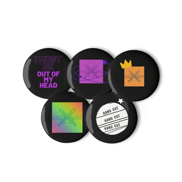 TheRealTheWarrior Pin Button Collection product image (1)