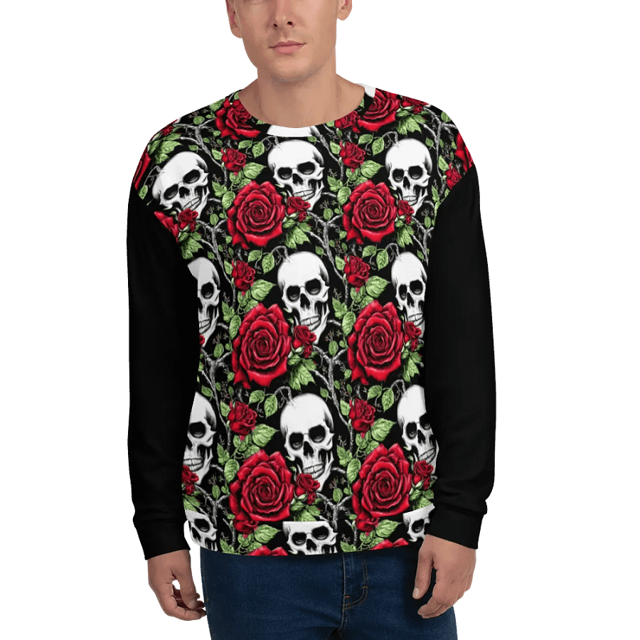 Skull & Roses Unisex Sweatshirt product image (7)