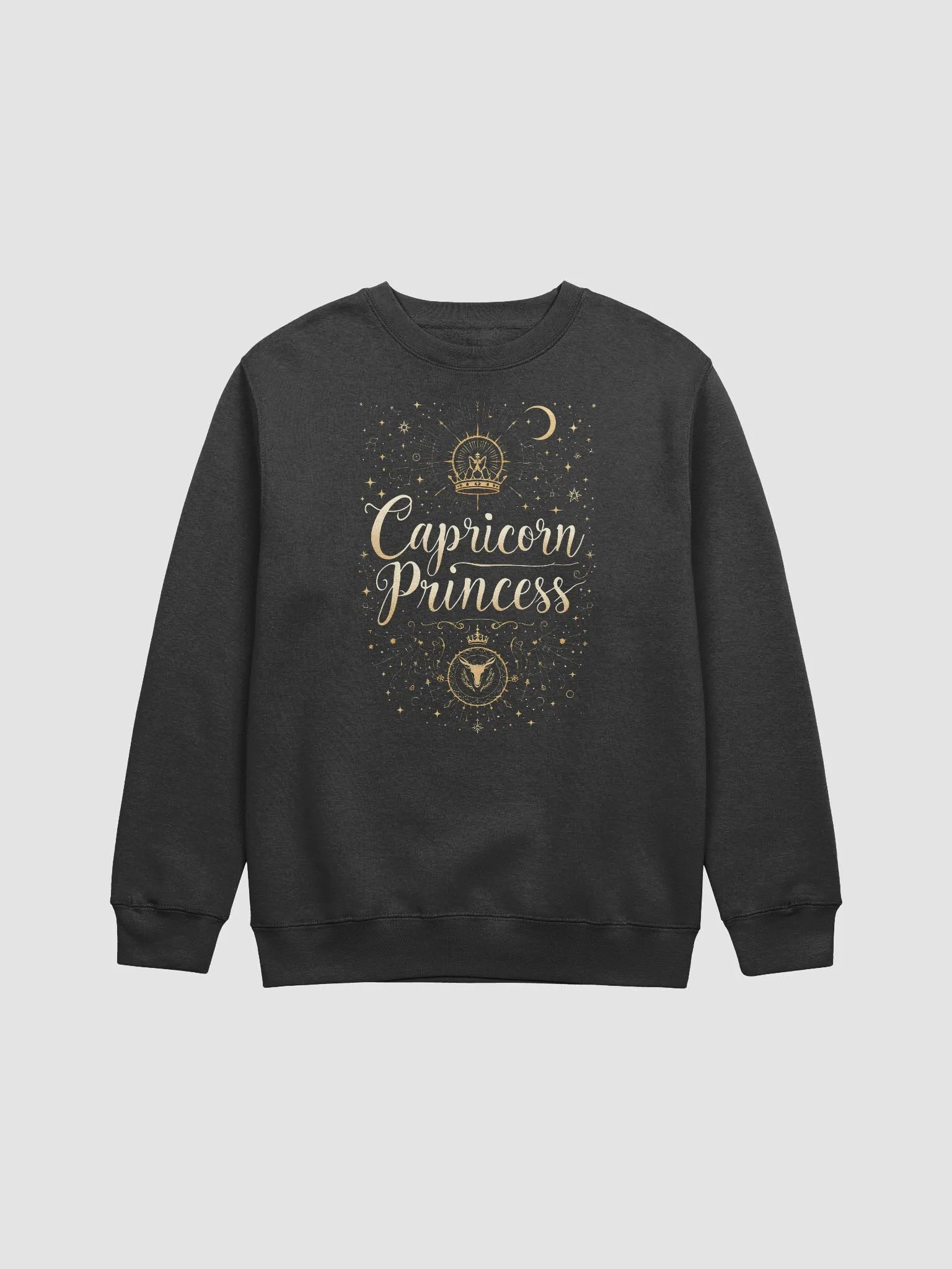 Capricorn Princess Glitter Sweatshirt product image (1)