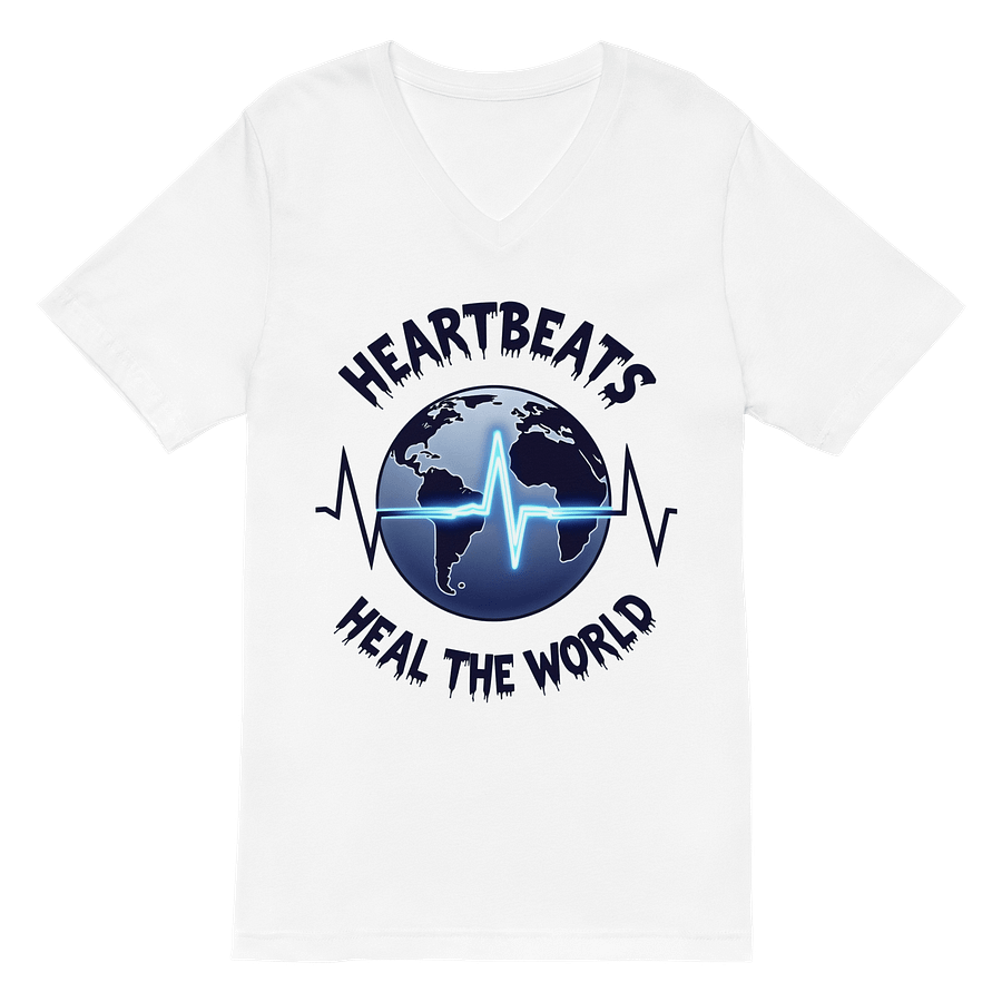 Healing Heartbeats V-Neck Tee product image (2)