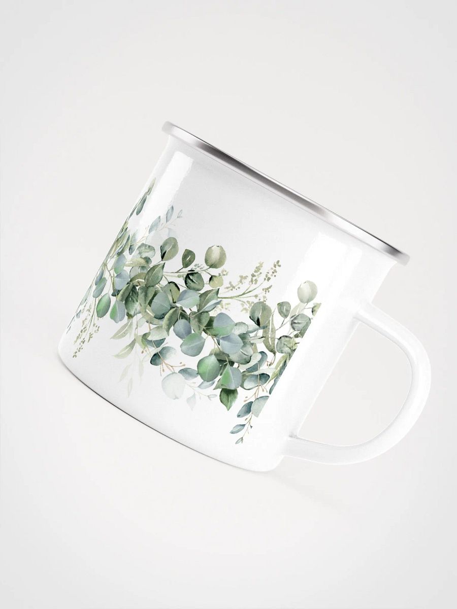 Eucalyptus Leaves Enamel Camping Mug product image (5)