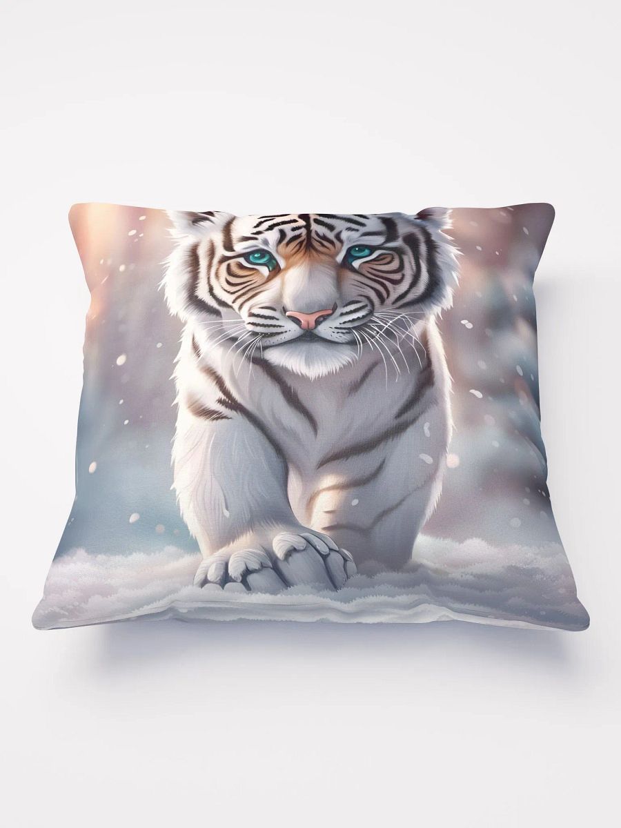 White Tiger Pillow product image (1)
