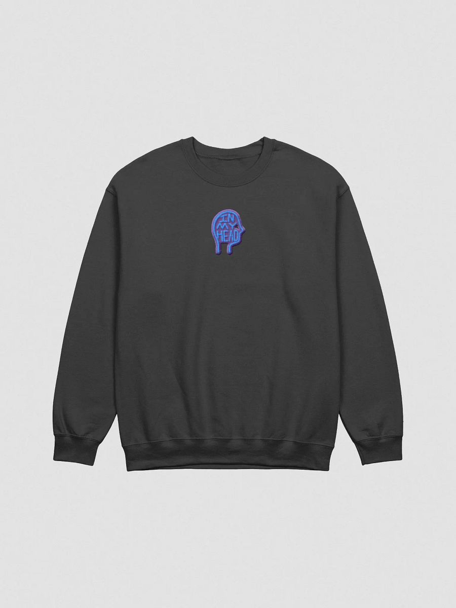 In My Head embroidered crewneck (violet bubble design) product image (2)