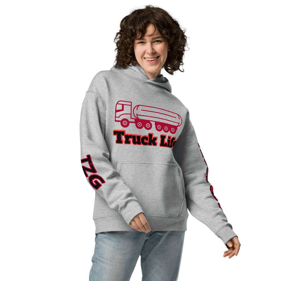 Truck Life Hoodie - White/Grey product image (3)