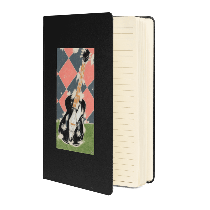 Renee's Guitar Hardcover Bound Notebook | JournalBook® product image (2)