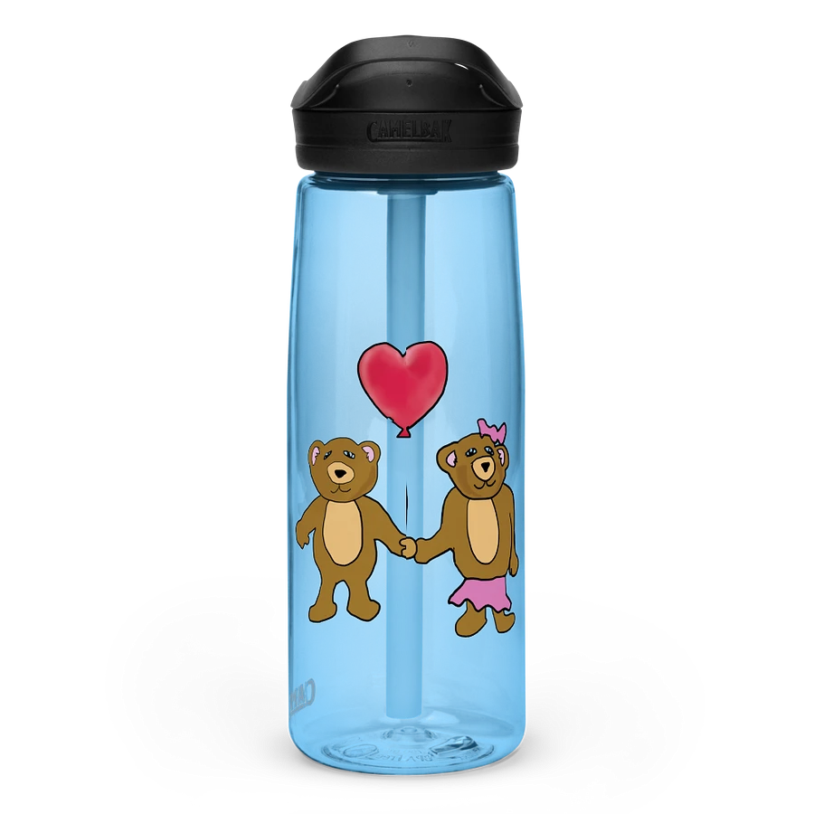 Teddy Bear Valentine Sports Waterbottle product image (1)