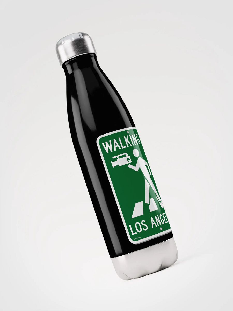 Walking in LA – Stainless Steel Water Bottle Vintage Print Edition product image (6)