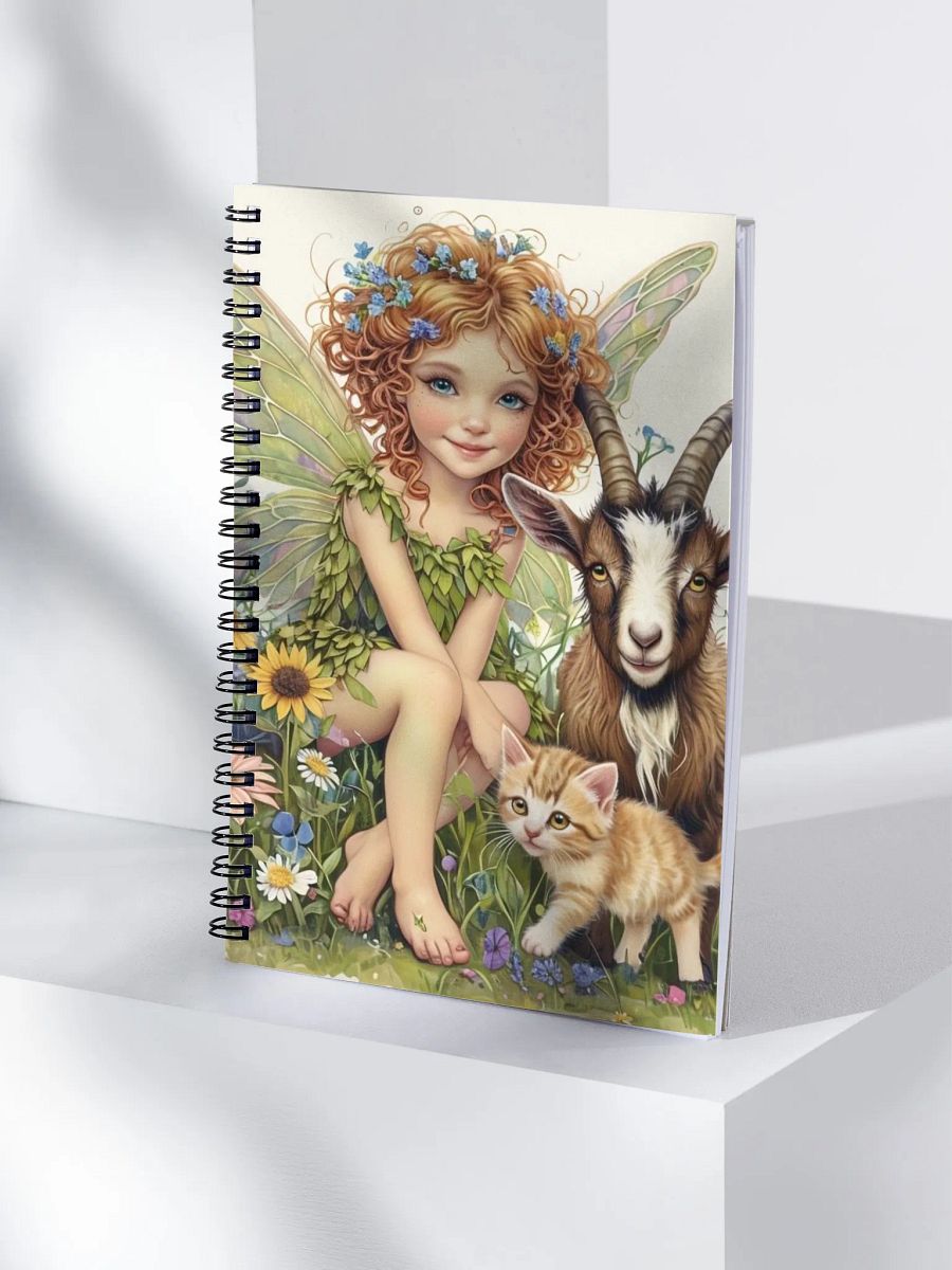 Enchanted Garden Spiral Notebook product image (4)