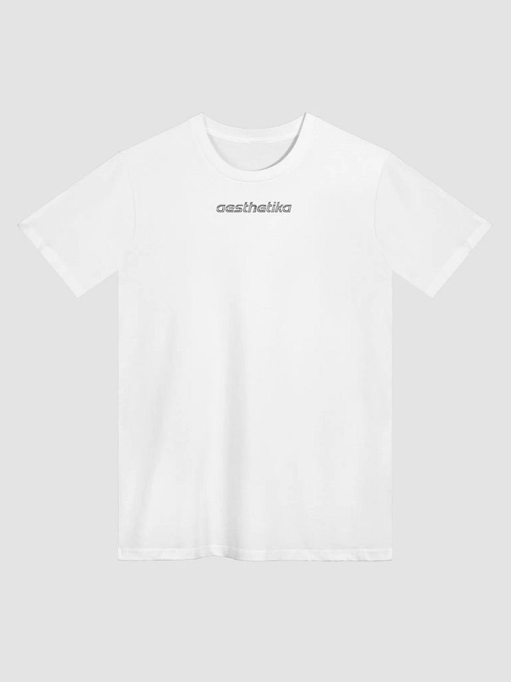 Reflective Chrome aesthetika Premium White Shirt product image (1)