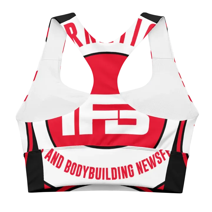 IFBNewsfeed.Org's All-Over Print Recycled Longline Sports Bra product image (2)
