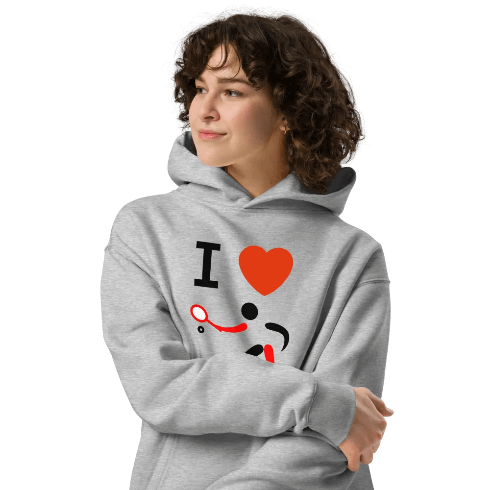 I Love Tennis Hoodie product image (4)