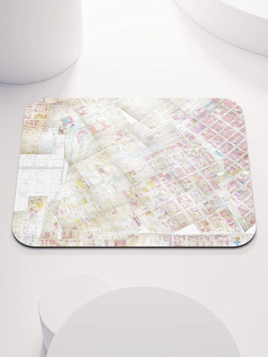 Auraria 1928 Map Mosaic Mouse Pad product image (1)