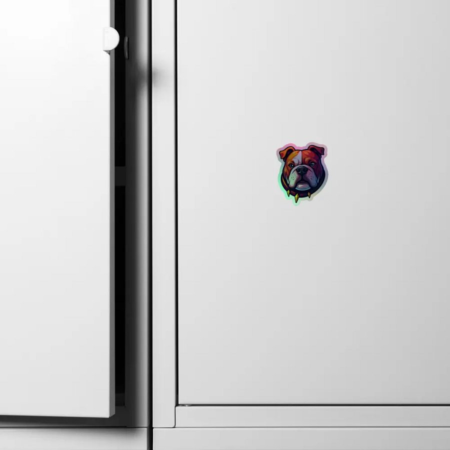 Bulldog Boss Holographic Sticker Sheet product image (6)