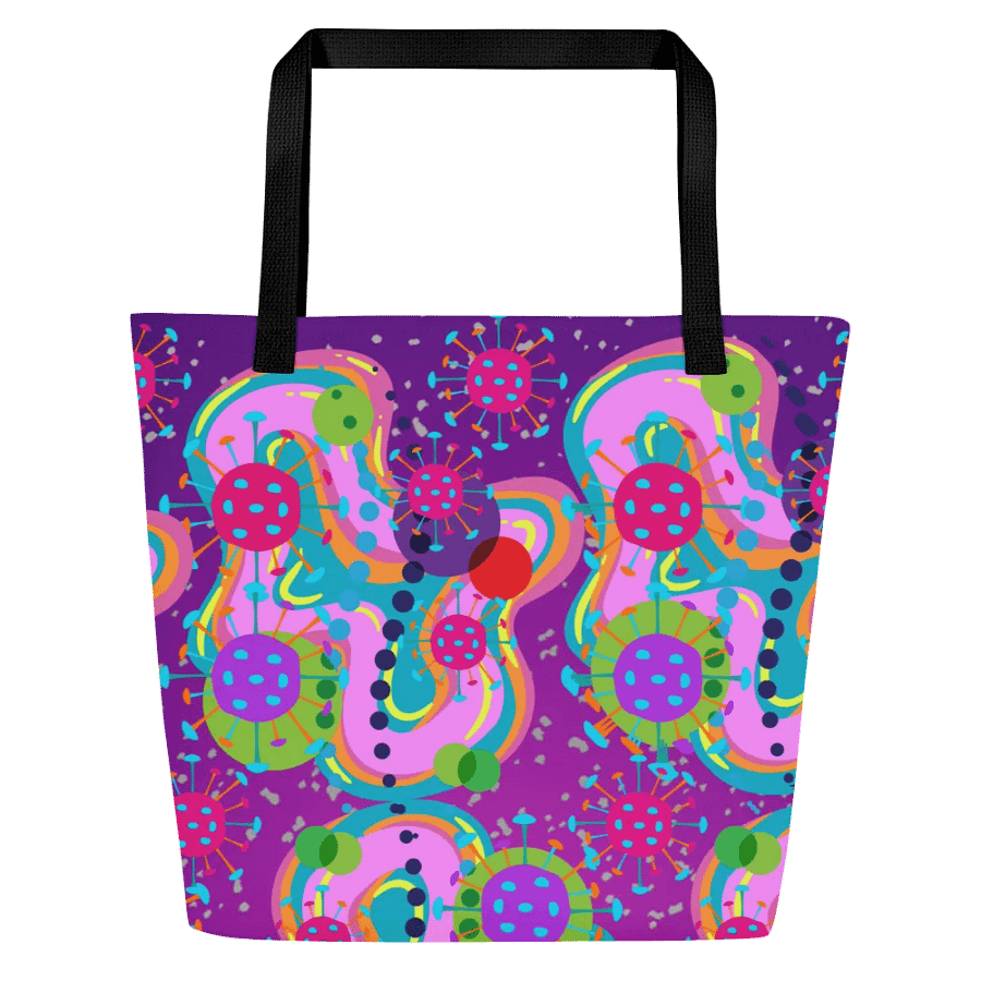 Psychedelic Dreams All-Over Tote for the modern ladies genZ techis product image (3)