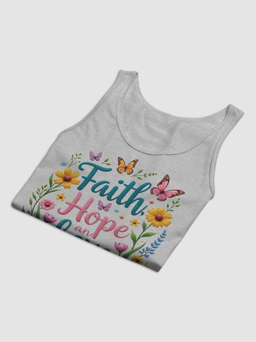 Faith, Hope and Love Floral Tank product image (15)