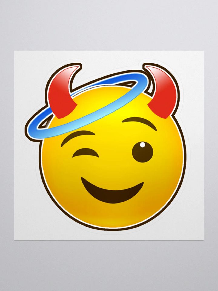 Delightfully Irreverent Kiss Cut Sticker product image (1)