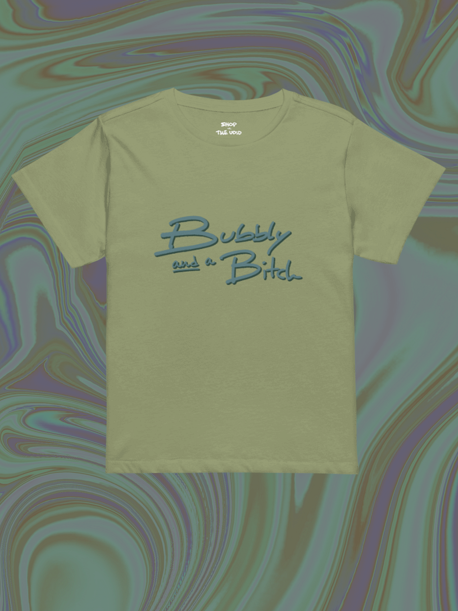 Bubbly and a B*tch (fir design) waist-length tee product image (1)