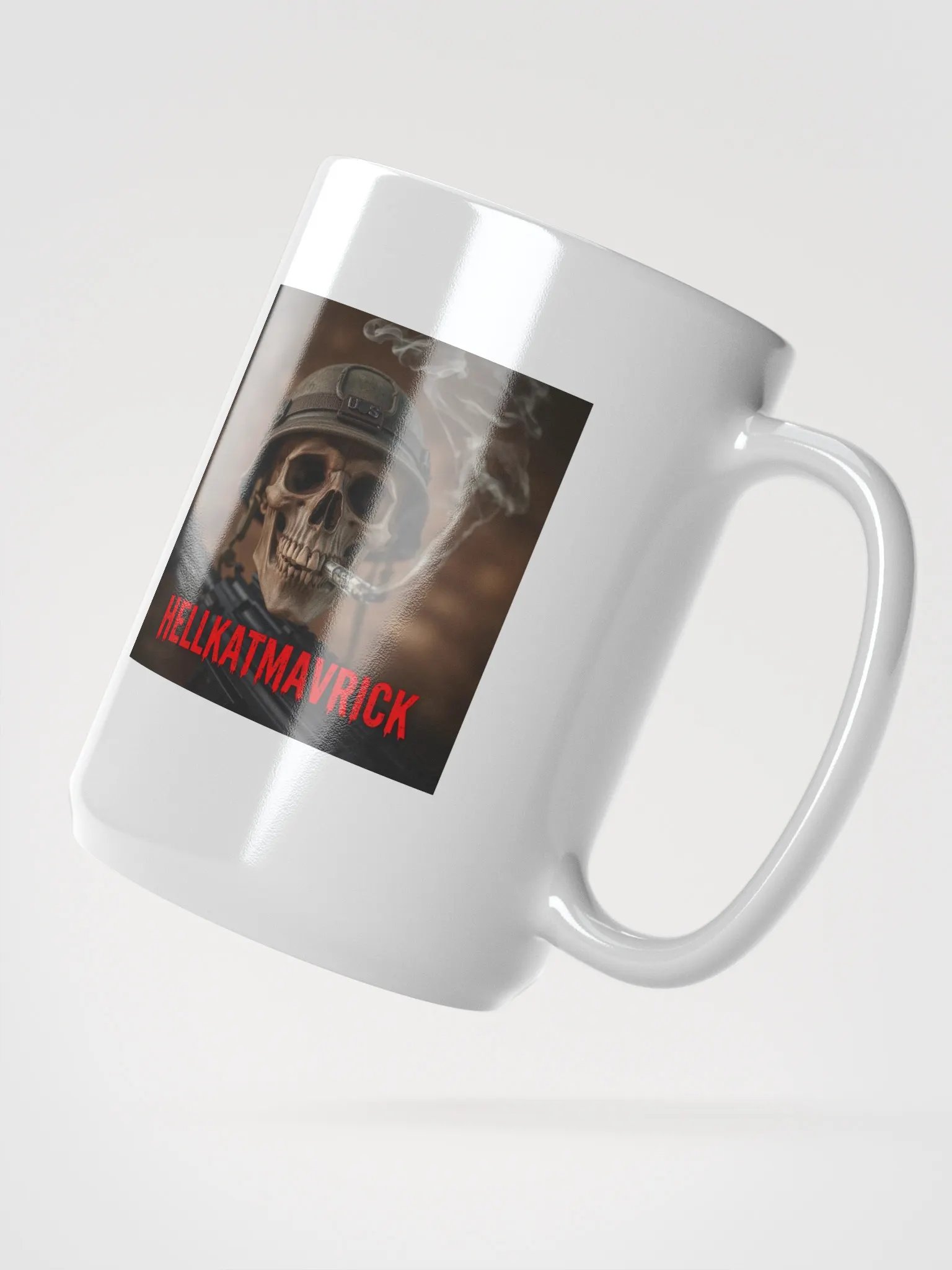 KICK Printed White Glossy Mug product image (2)