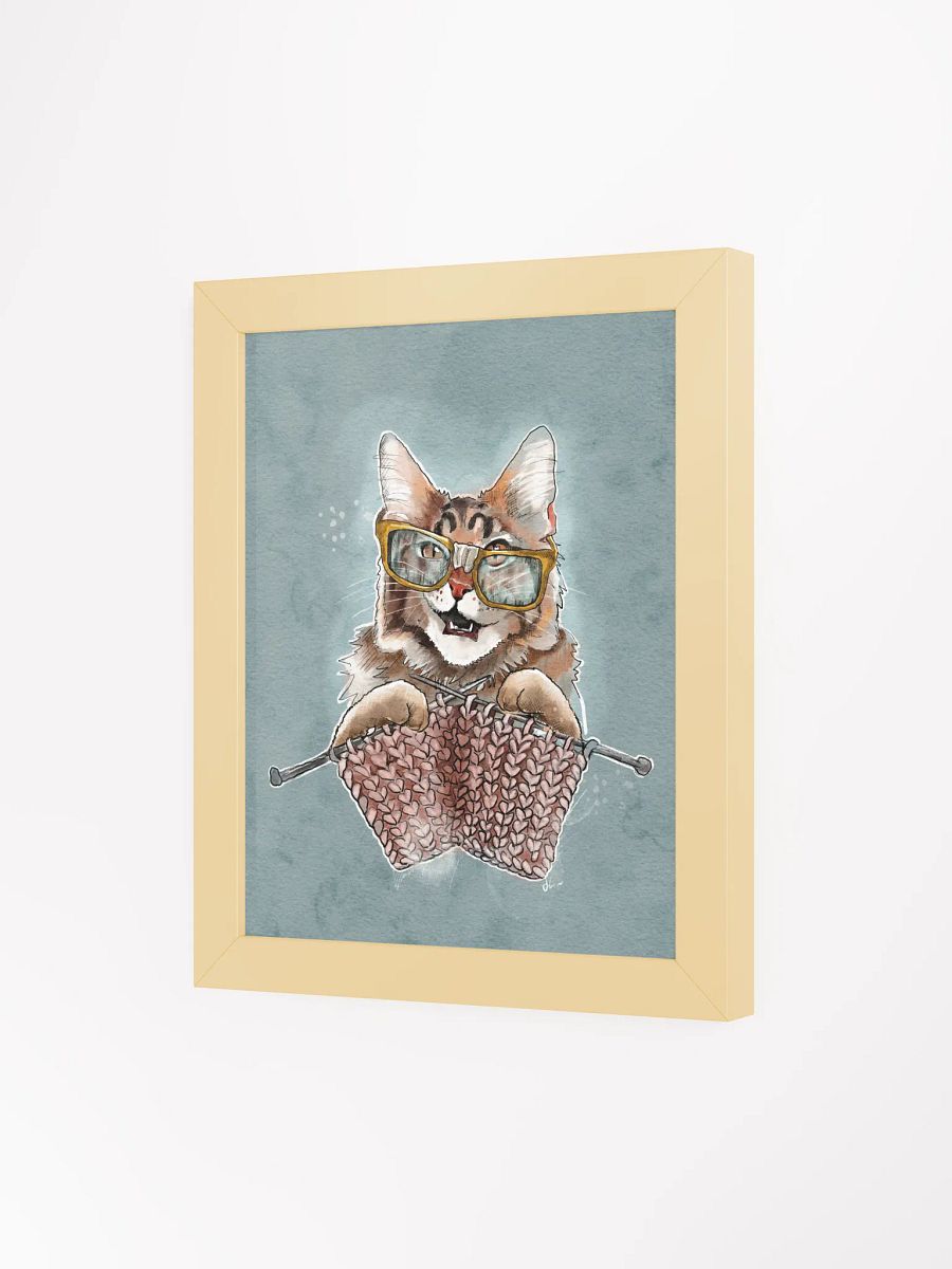 Cat Knitting with Glasses product image (16)