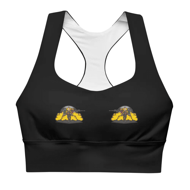 Apocalyptic Death Squad Longline Sport Bra product image (1)