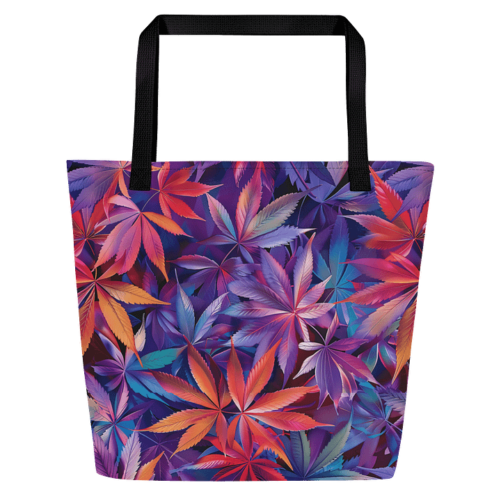 Cannabis - AstroPop - Design | Large All-Over Print Tote Bag product image (1)