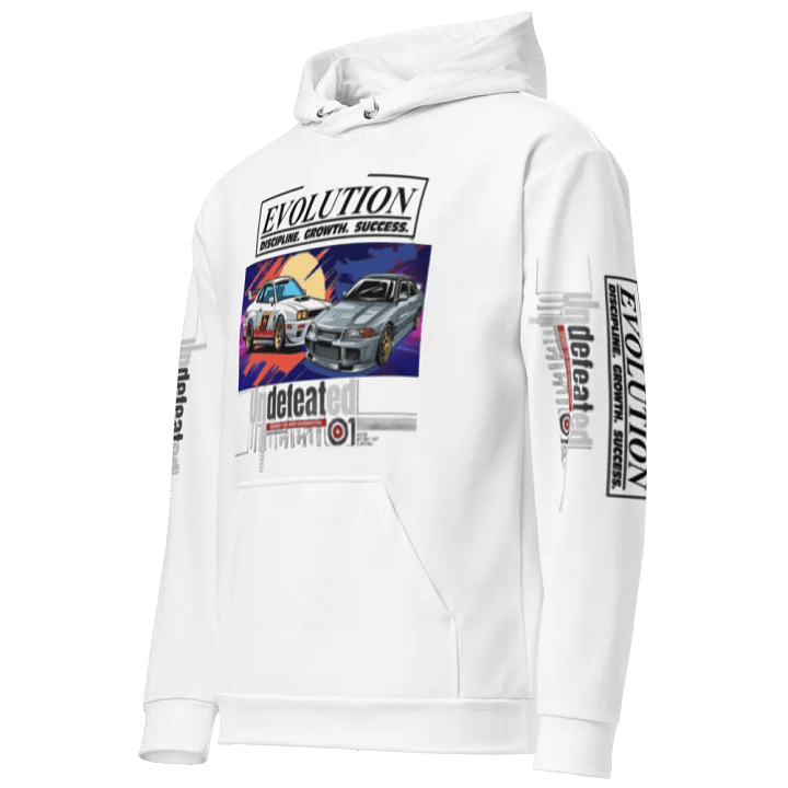 Man Recycled Unisex Hoodie Evolution Undefeated product image (2)