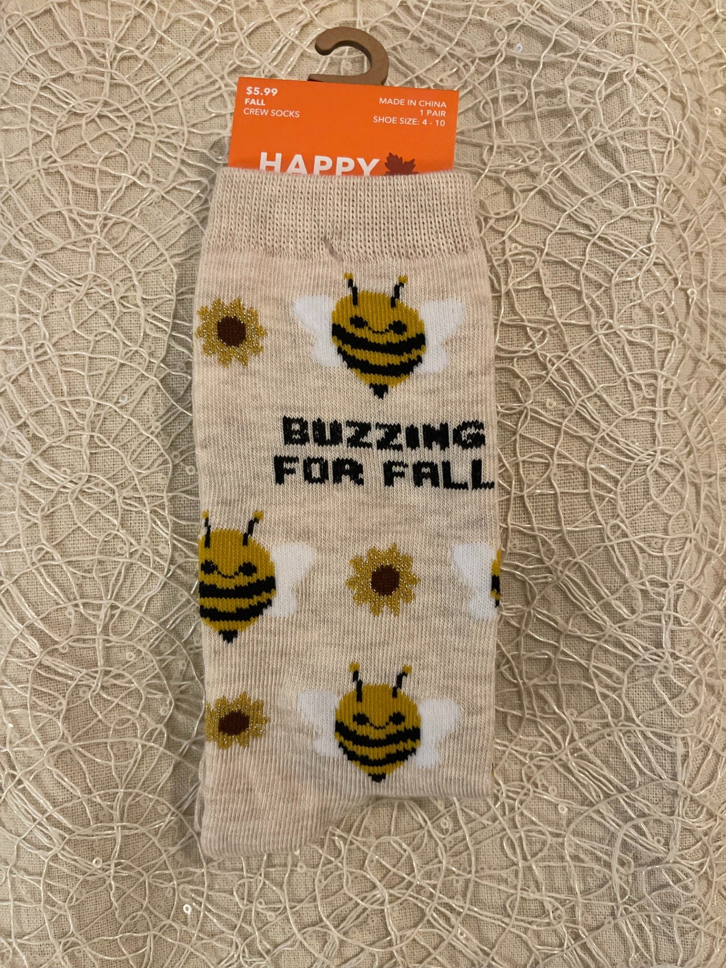 Buzzing For Fall Crew Socks product image (1)
