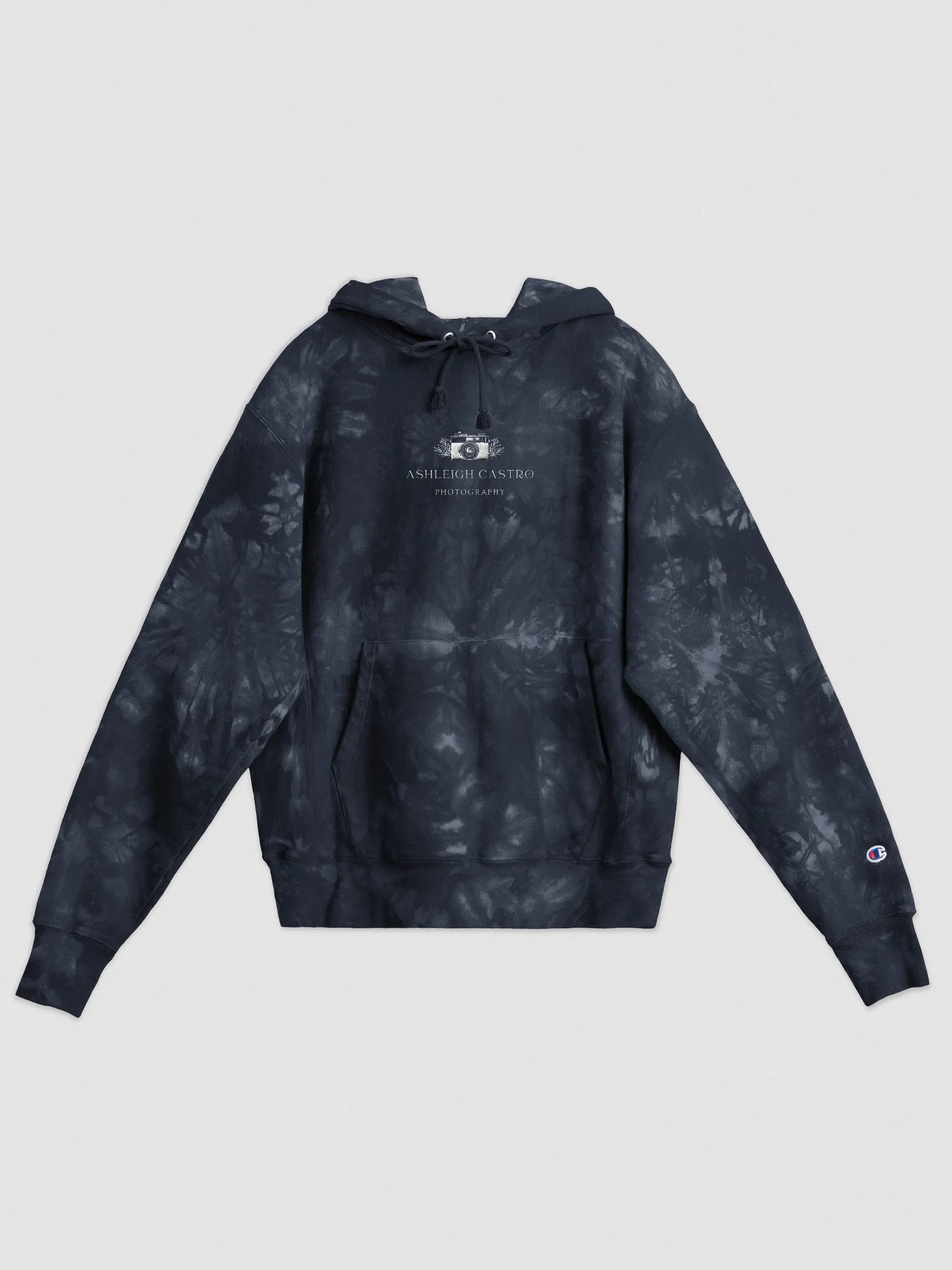 Botanical Camera Logo Tie Die Embroidered Hoodie product image (1)