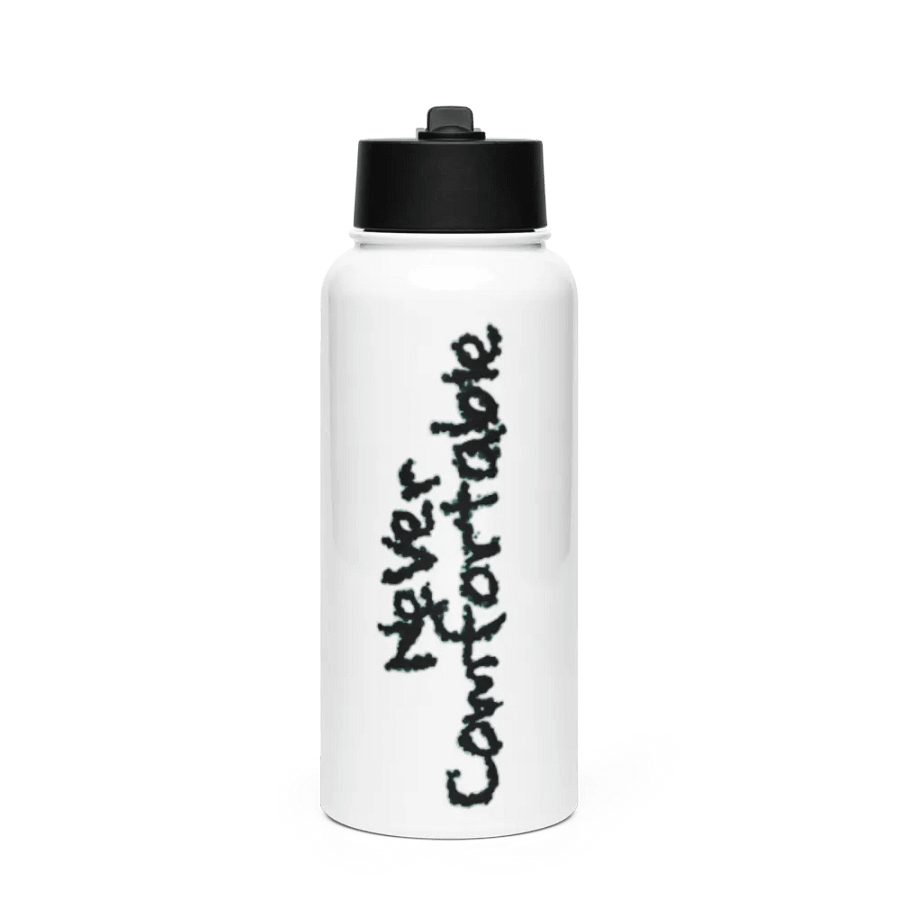 NEVER COMFORTABLE WATER-BOTTLE - V.BLACK product image (1)