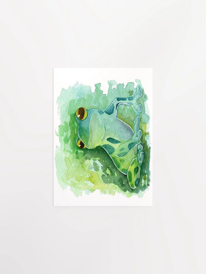 Watercolor Frog Print product image (1)