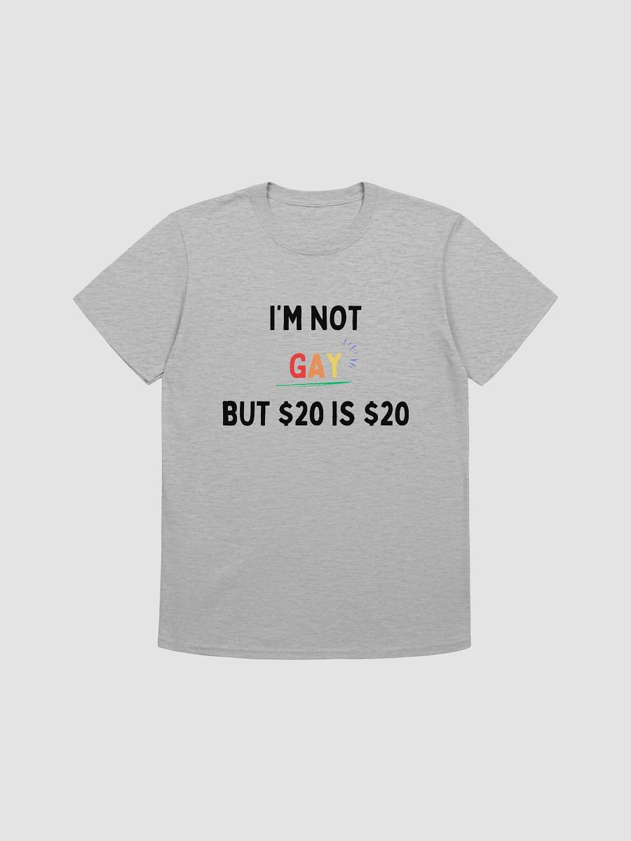 I'm Not Gay But $20 is $20 Unisex T-Shirt V4 product image (1)