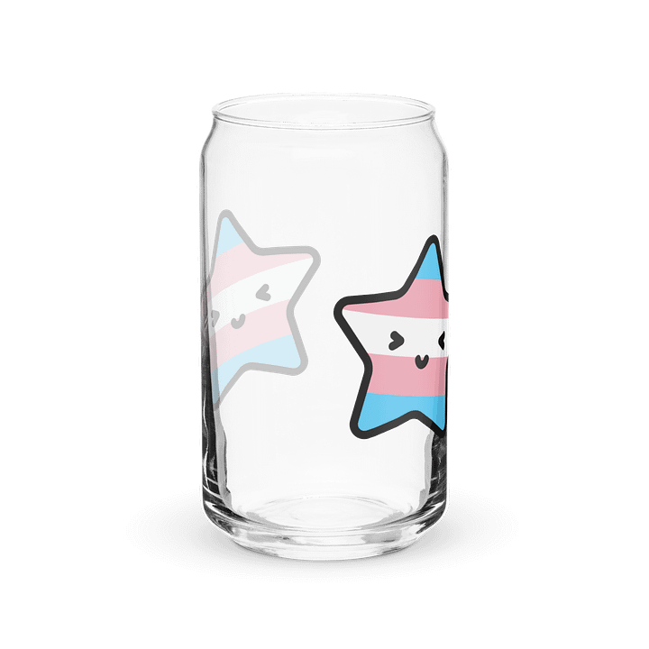 Can-shaped Lucy Trans Pride glass product image (6)